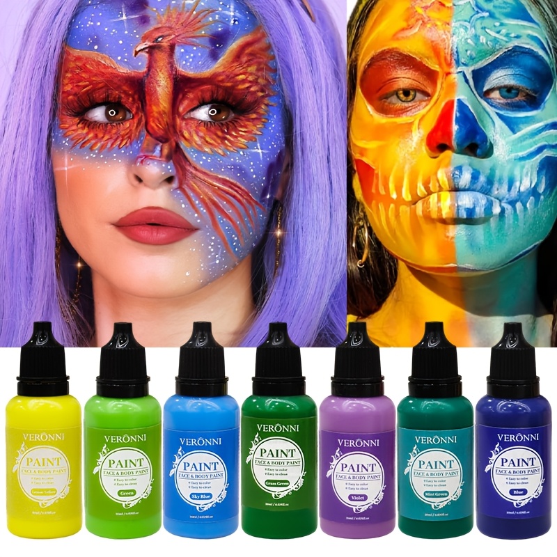 2 Bottles Black & White Face P - Cosplay Prop Paint review and price