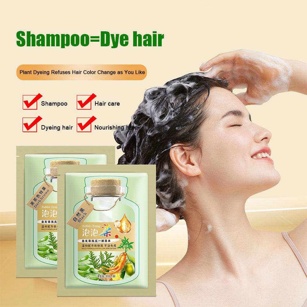 30ML/Bag Bubble Hair Dye Shamp - Hair Spray Color review and price